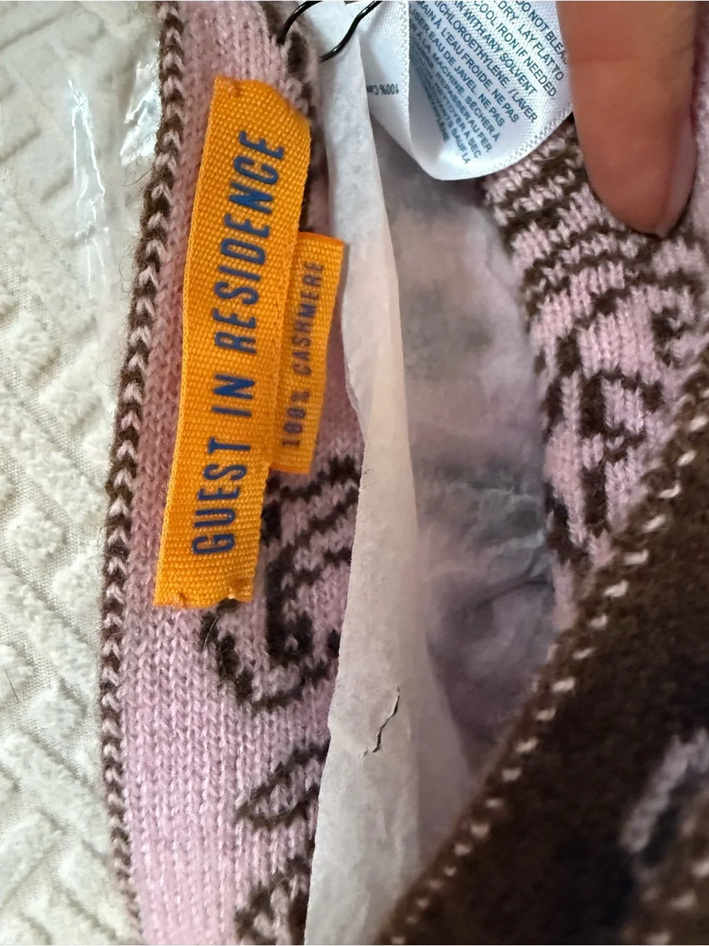 NWT Guest in Residence Wild Rag in Chestnut/Daybreak